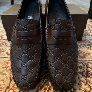 *BRAND NEW* GUCCI LEATHER DRIVERS